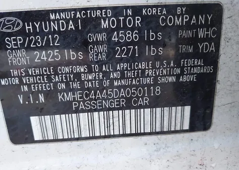 KMHEC4A45DA050118
